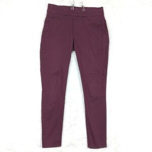 Signature Levi Strauss‎ Womens Pants Pull On Skinny Totally Shaping Burgundy 6